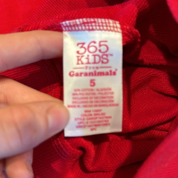 Garanimals 365 Kids Long Sleeve Top with Jogger bottom set. Size 5 - Picture 4 of 5